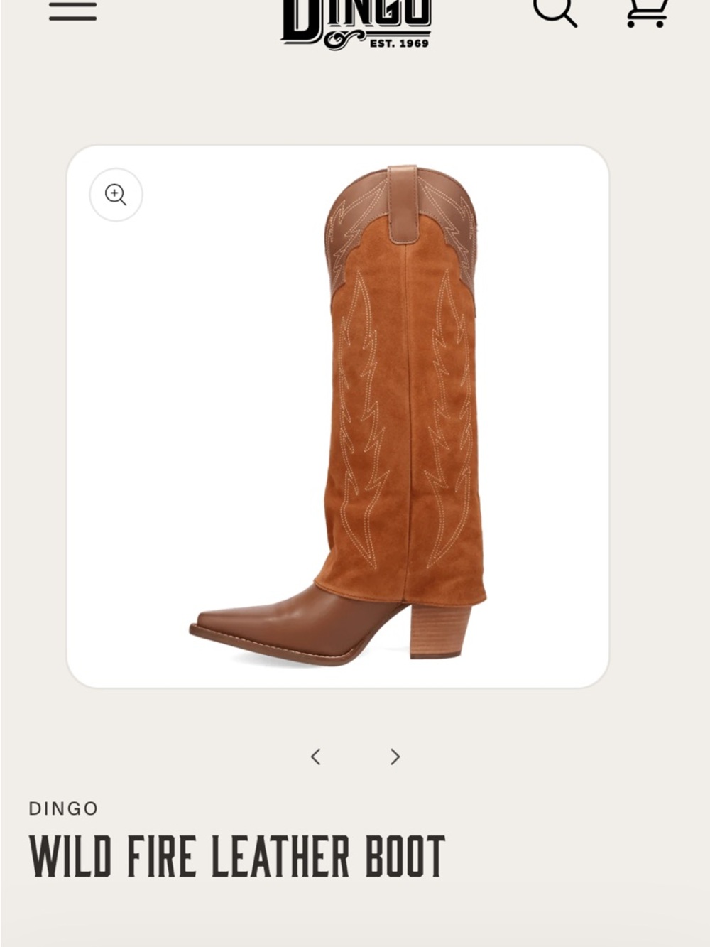 Dingo wild fire leather boot - Picture 6 of 14